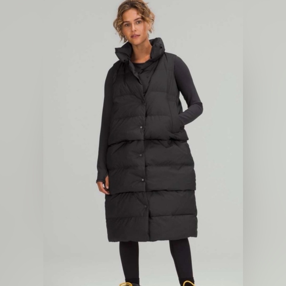 Lululemon Transformable Down Parka Vest -size 8